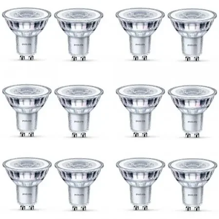 Nur Heute 12er Vorteilspack Philips LEDClassic GU10 Strahler 3,5W 36° 2700K wie 35W
