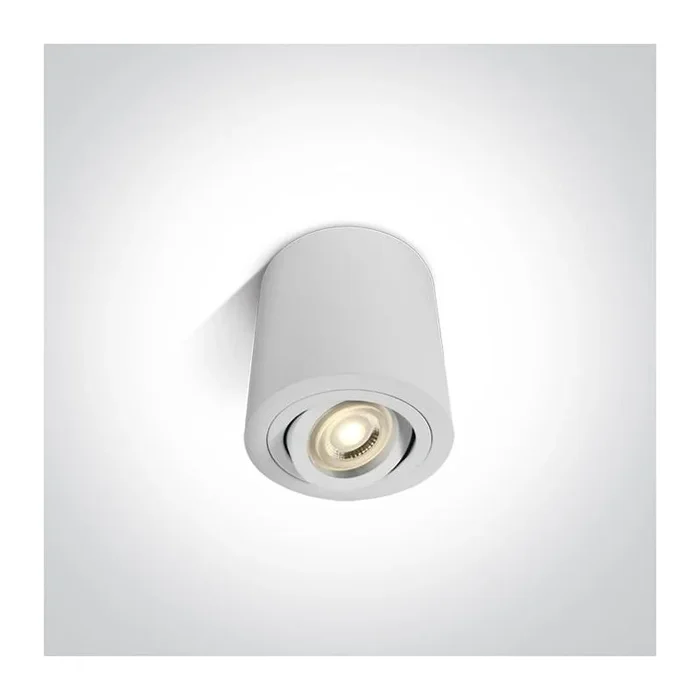 One Light The Ceiling Lights 12105AB/W Aufbau-Downlight 1x10W/GU10 IP20