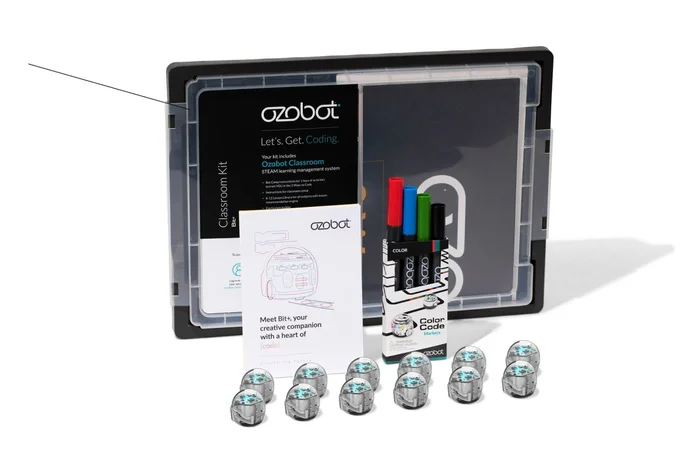 Ozobot MINT Coding Roboter Schulset „Bit+ Classroom Kit 12 Robots“