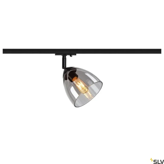 PARA CONE GL, 1 Phasen Spot schwarz / transparent
