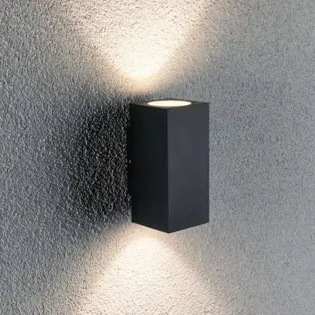 Paulmann 94328 Outdoor 230V ABL Flame 2x3W IP54 3000K Alu Dark Grey Billig
