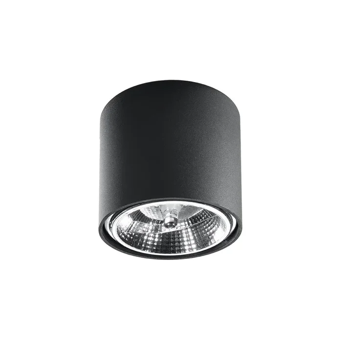 Plafondlamp tiube zwart