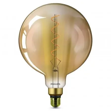 Premium Aktion: Nur noch angezeigter Bestand verfügbar – PHILIPS E27 LED Filament Goldedition 5W wie 25W extra warmes weiss für Landhausstil Wohnungseinrichtung