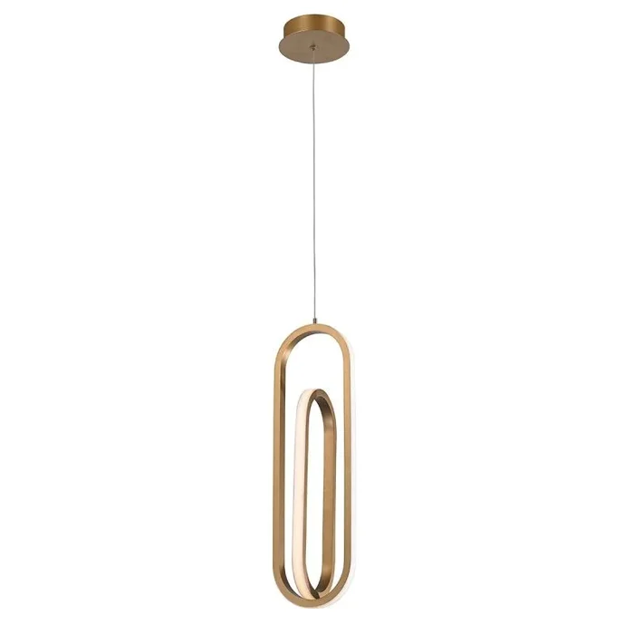 Quintiesse Demark QN-DEMARK-1P-BG Pendelleuchte 1x28W/LED 3000K 1000lm IP20