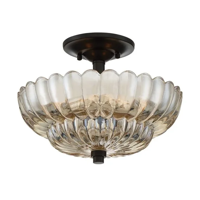 Quoizel Whitecap QZ-WHITECAP-SF-S Deckenlampe 3x40W/E14 IP20