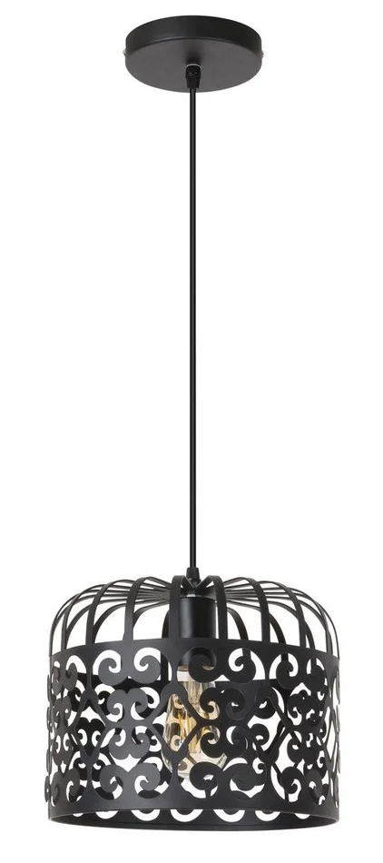 Rabalux 2156 Alessandra Hängelampe schwarz E27 1x60W