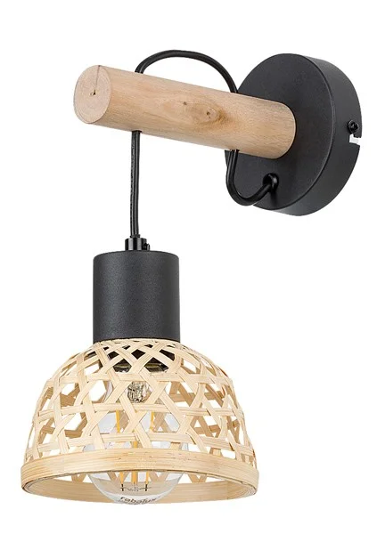 Rabalux 98071025 Wandleuchte Rattan E27