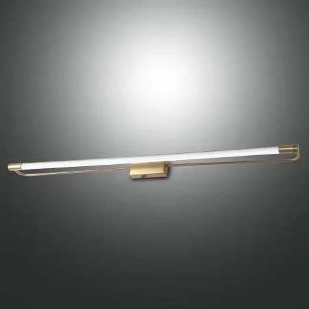 Rapallo Filigrane LED Bilderleuchte & Spiegelleuchte in Messing satiniert von Fabas Luce Neue Ware