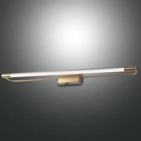 Rapallo LED Wandleuchte – Bilderleuchte – Spiegelleuchte Messing satiniert Fabas Luce Markenware
