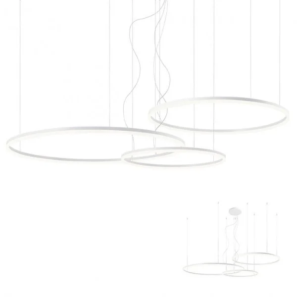 Redo 01-1924-TRIAC LED Pendelleuchte TRIAC ORBIT | 41+55+68W integrierte LED-Quelle | 14556lm | 4000K