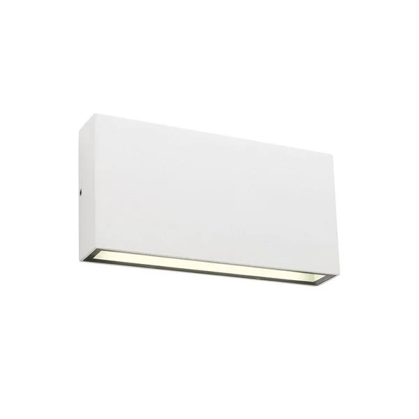 Redo 90384 KAMAL Außenwandleuchte SMD LED 12W | 780lm | 4000 K | IP54 – weiß