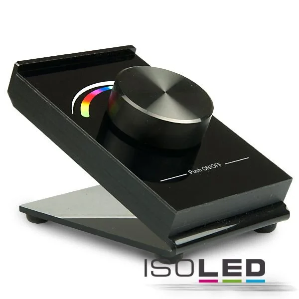 RGB Tisch-Controller mit Drehknopf, schwarz, mit Batteriebetrieb