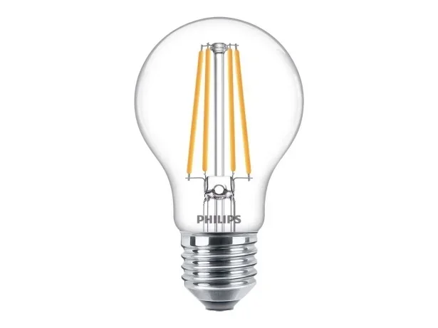 Signify Philips LED-Lampe Form: A60 klar Finish E27 8.5 W (Entsprechung 75 W)