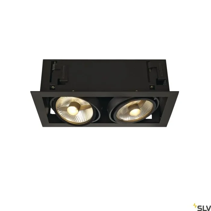 SLV KADUX 115550 Einbau-Downlight 2x75W/GU10/ES111 IP20