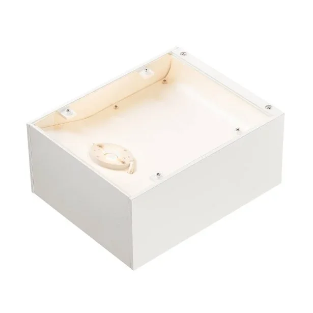 SLV LED Wandaufbauleuchte SHELL 15 WL – Lichtfarbe warmweiß