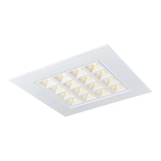 SLV PAVANO 600×600 Indoor LED Deckeneinbauleuchte weiß 4000K UGR<19