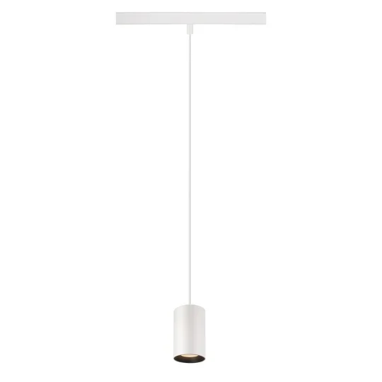 SLV Pendelleuchte Numinios XS 8.7W 40° Ø 5cm weiß/schwarz – warmweiß (2700K)
