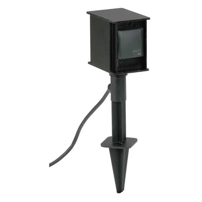 Splitter spit kolom 2-voudig aluminium zwart IP44