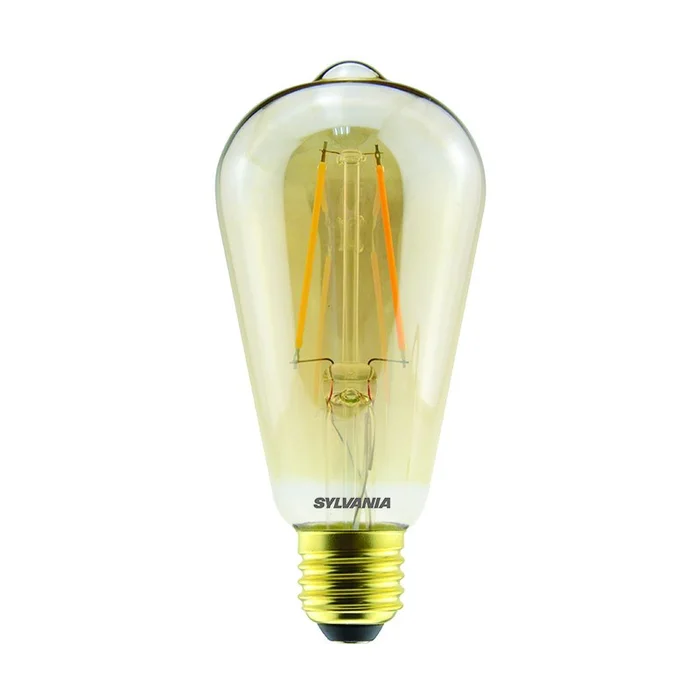 Sylvania 0029310 LED-Glühlampe 1×4,5W | E27 | 420lm | 2500 Karat – Gold