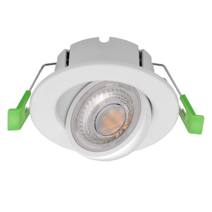 Synergy 21 LED Deckeneinbauspot Phos schwenkbar rund weiß CCT switchable