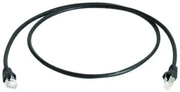 Telegärtner Patchkabel CAT6A, 1.5m, Schwarz, 500MHz, S-STP(