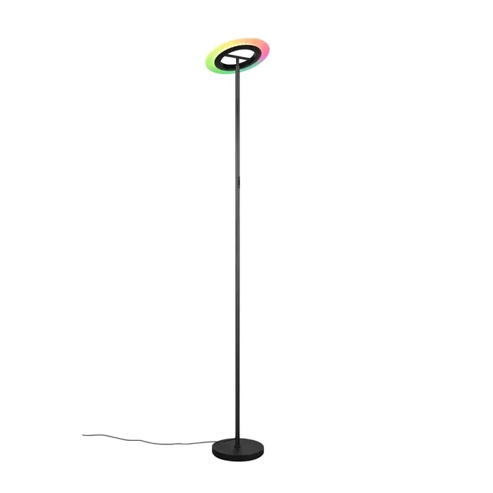Trio – Design-Stehleuchte Samba Schwarz RGB