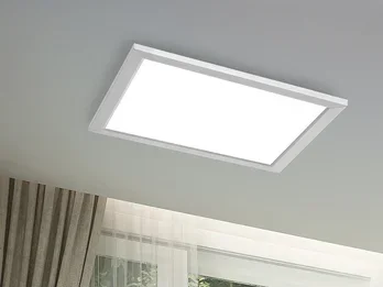 Trio Leuchten Kleine LED Deckenleuchte PHOENIX extrem flach dimmbar, Quadrat 30cm