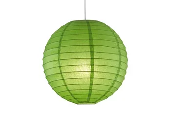 Trio Leuchten Lampenschirm Japan-Kugel PAPER Ø 40cm, Lampion Papier grün