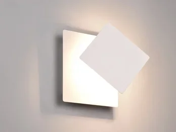 Trio Leuchten LED Wandleuchte MIO mit indirekter Beleuchtung Weiß, Höhe 18cm