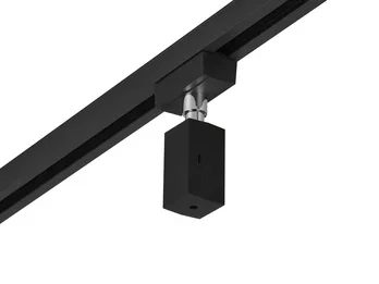 Trio Leuchten Pendel-Adapter Schwarz Höhe 10cm für Schienensystem DUOline