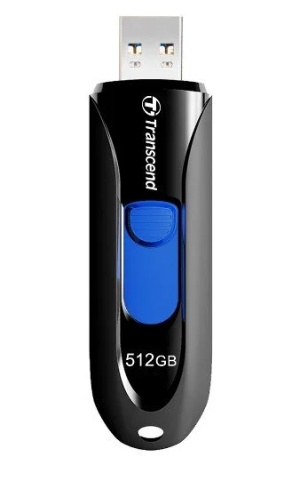 USB Stick 512GB USB 3.2 Transcend Pen Drive Capless *schwarz*