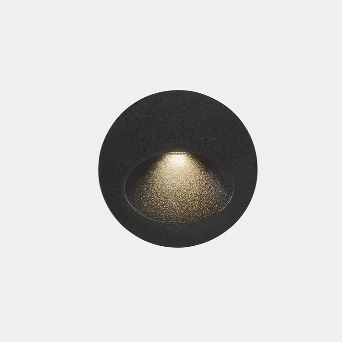 Wandeinbauleuchte IP66 BAT ROUND OVAL LED 2,2W 4000K ANTHRAZIT 25lm
