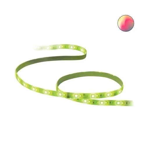 WiZ Colors 8718699788162 Smart LED Streifen 2M Starter Kit 1x20W | 1600lm | 2700-6500K | RGB – einschließlich Quelle