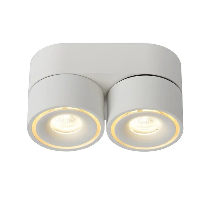 Yumiko plafond schijnwerper Ø 7,8 cm LED Dim. 2x8W 2700K White