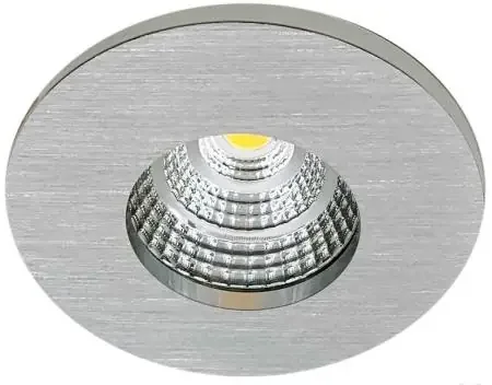 Zertifiziert Mobilux LED Einbauleuchte MOBiDIM COB CLASSIC IP65 9W 3000K 45° alu gebürstet