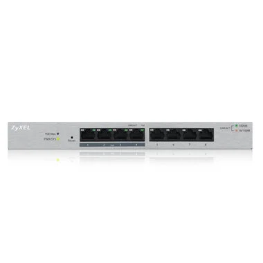 Zyxel Switch GS1200-8, 8x Gigabit Ports, smart managed, lüfterlos